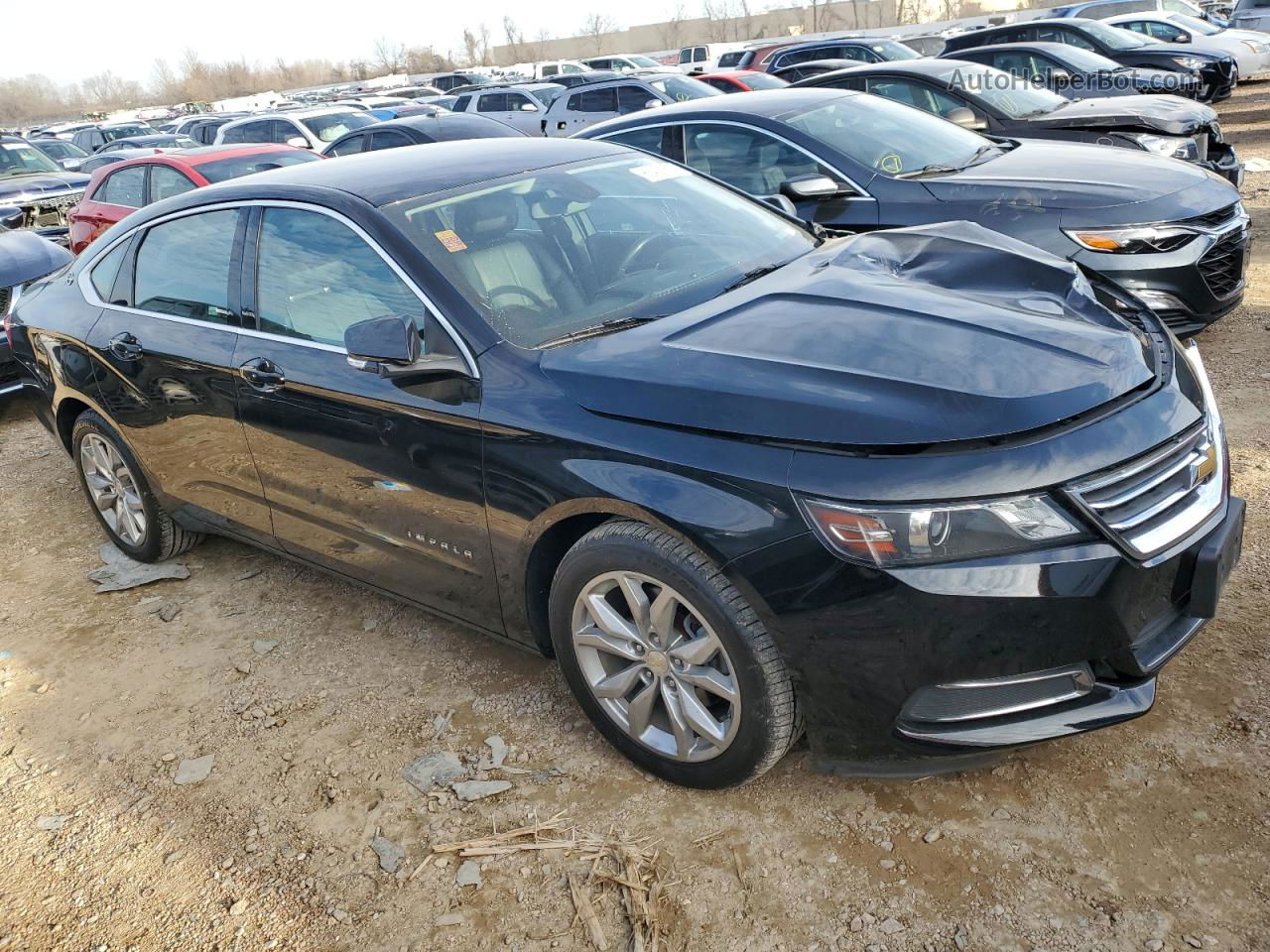 2017 Chevrolet Impala Lt Черный vin: 2G1105SA5H9103044