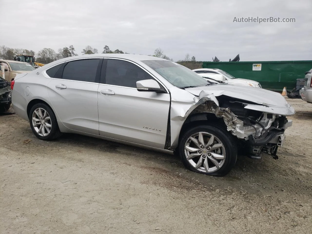 2017 Chevrolet Impala Lt Silver vin: 2G1105SA5H9107143