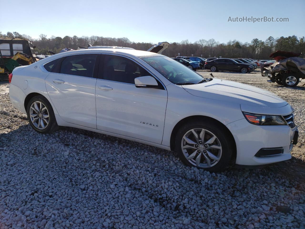 2017 Chevrolet Impala Lt White vin: 2G1105SA5H9197197