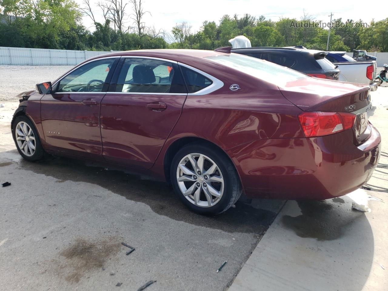 2016 Chevrolet Impala Lt Burgundy vin: 2G1105SA6G9153546