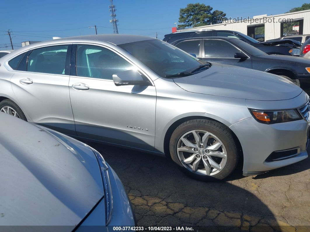 2016 Chevrolet Impala Lt Silver vin: 2G1105SA6G9172842