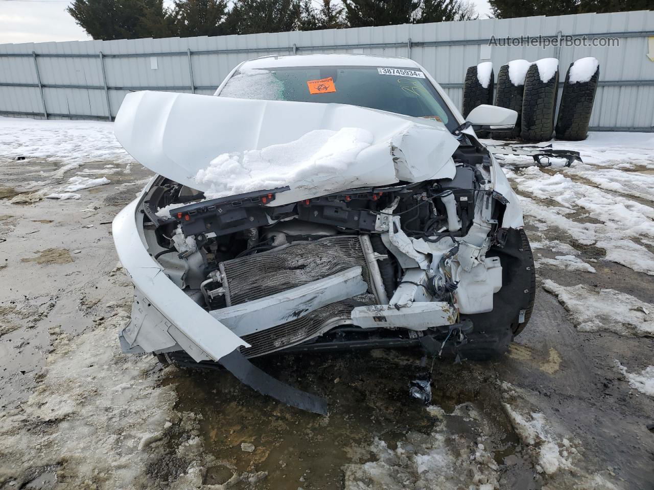 2017 Chevrolet Impala Lt White vin: 2G1105SA6H9165536