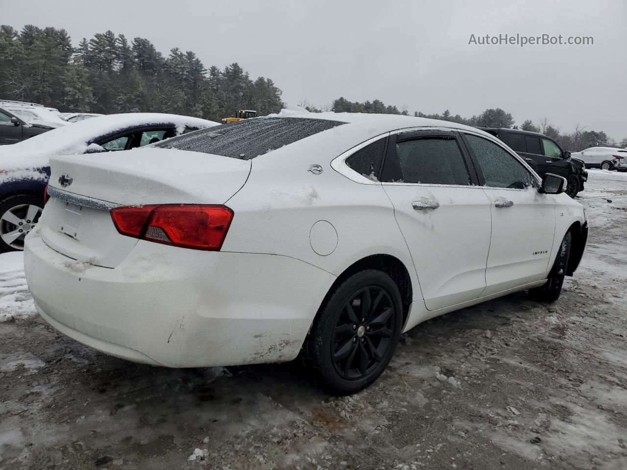 2017 Chevrolet Impala Lt White vin: 2G1105SA6H9168260