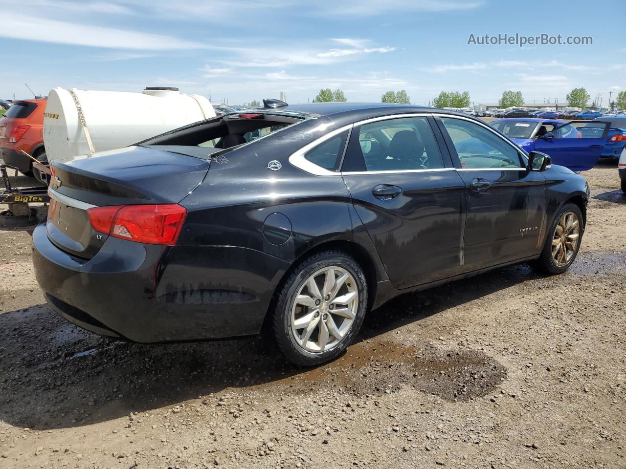 2017 Chevrolet Impala Lt Black vin: 2G1105SA6H9172597