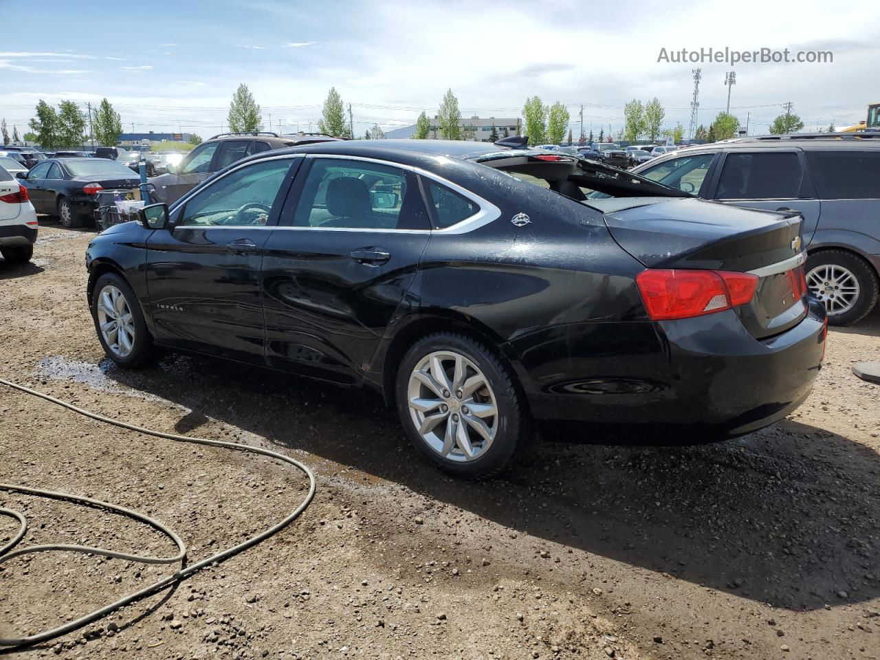 2017 Chevrolet Impala Lt Black vin: 2G1105SA6H9172597