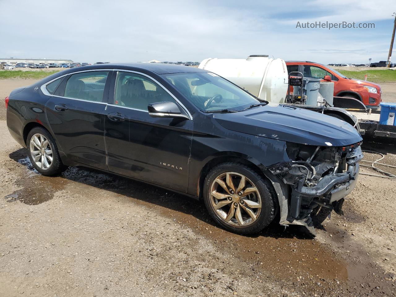 2017 Chevrolet Impala Lt Black vin: 2G1105SA6H9172597