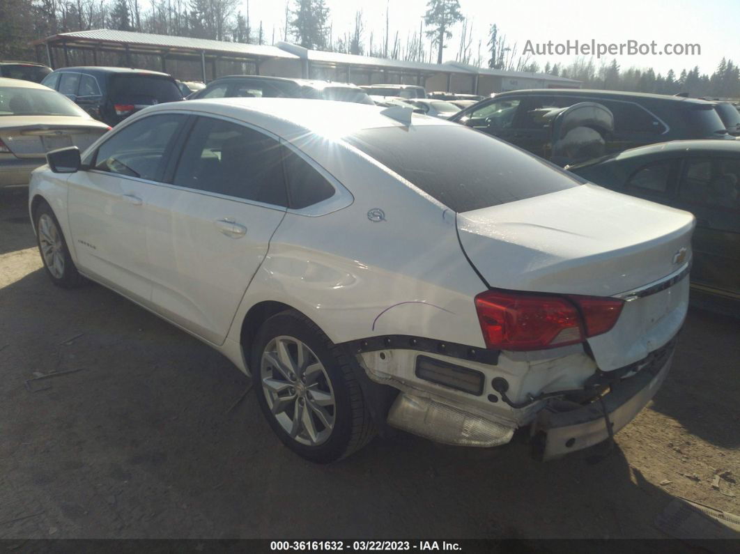 2017 Chevrolet Impala Lt White vin: 2G1105SA6H9197029