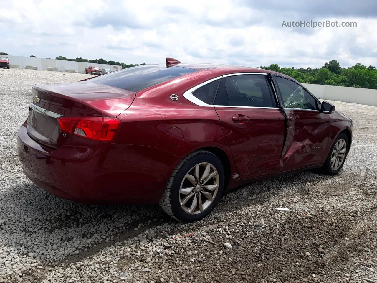 2016 Chevrolet Impala Lt Maroon vin: 2G1105SA7G9149392