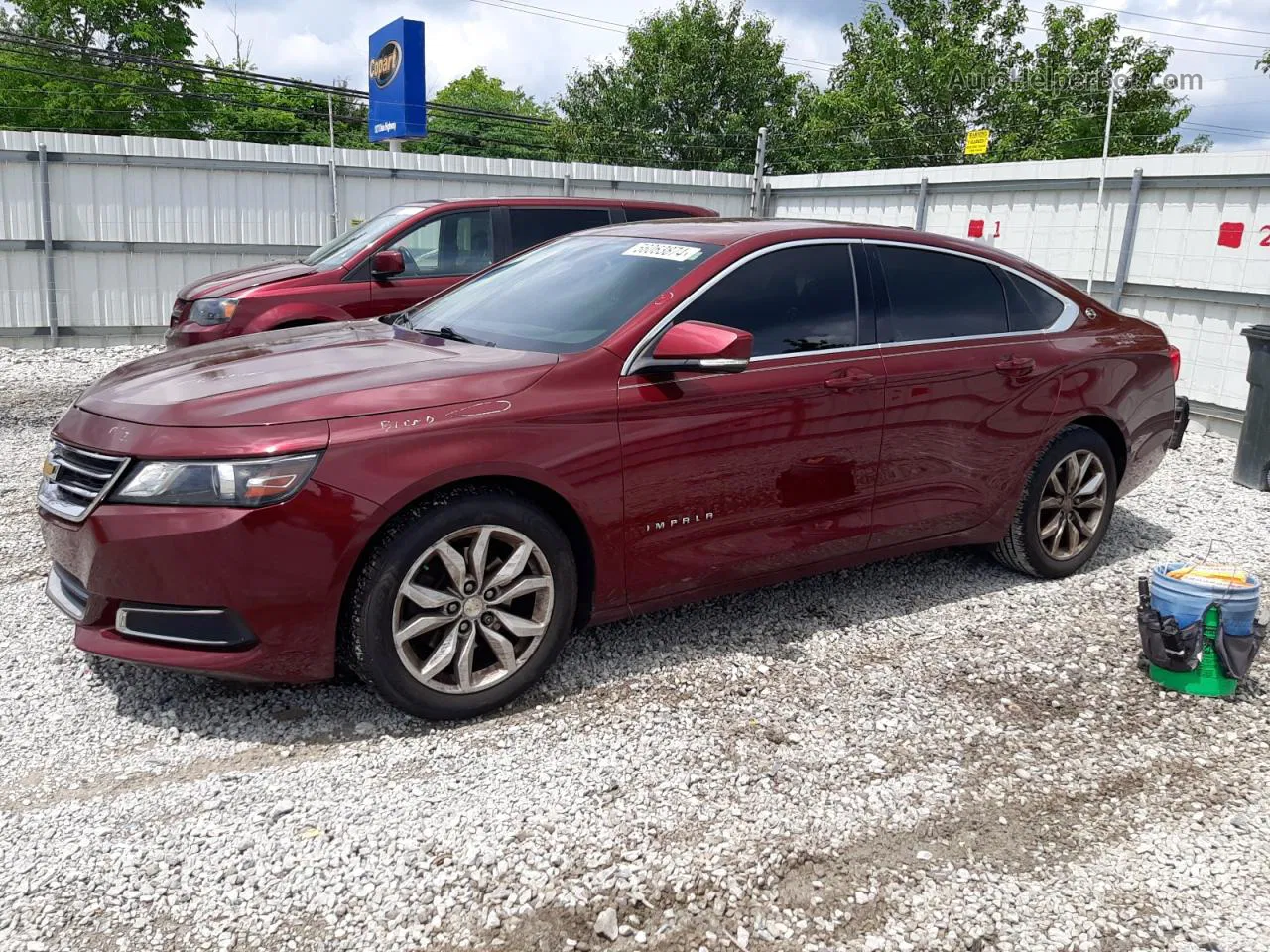 2016 Chevrolet Impala Lt Maroon vin: 2G1105SA7G9149392