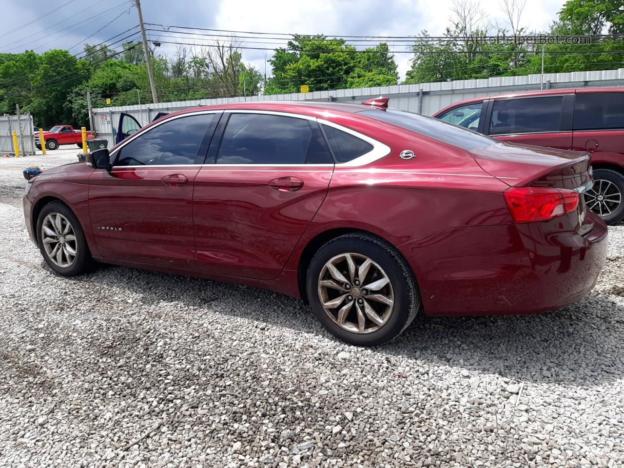 2016 Chevrolet Impala Lt Maroon vin: 2G1105SA7G9149392