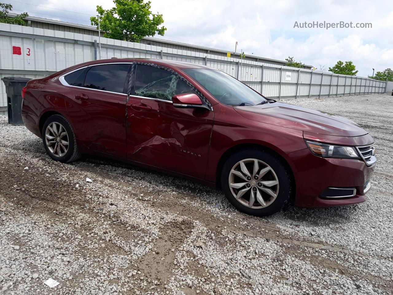 2016 Chevrolet Impala Lt Maroon vin: 2G1105SA7G9149392