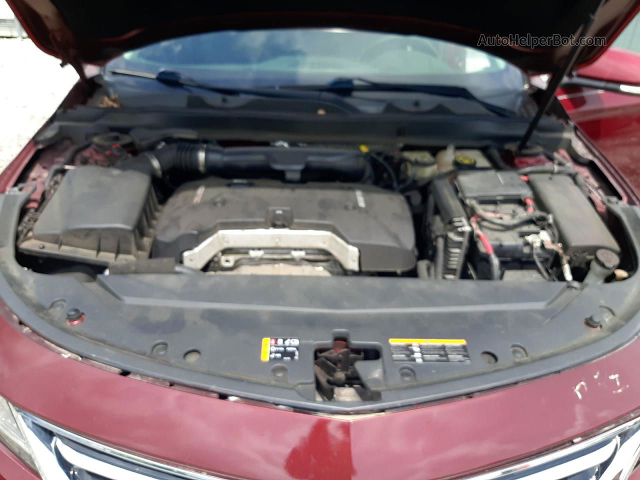 2016 Chevrolet Impala Lt Maroon vin: 2G1105SA7G9149392