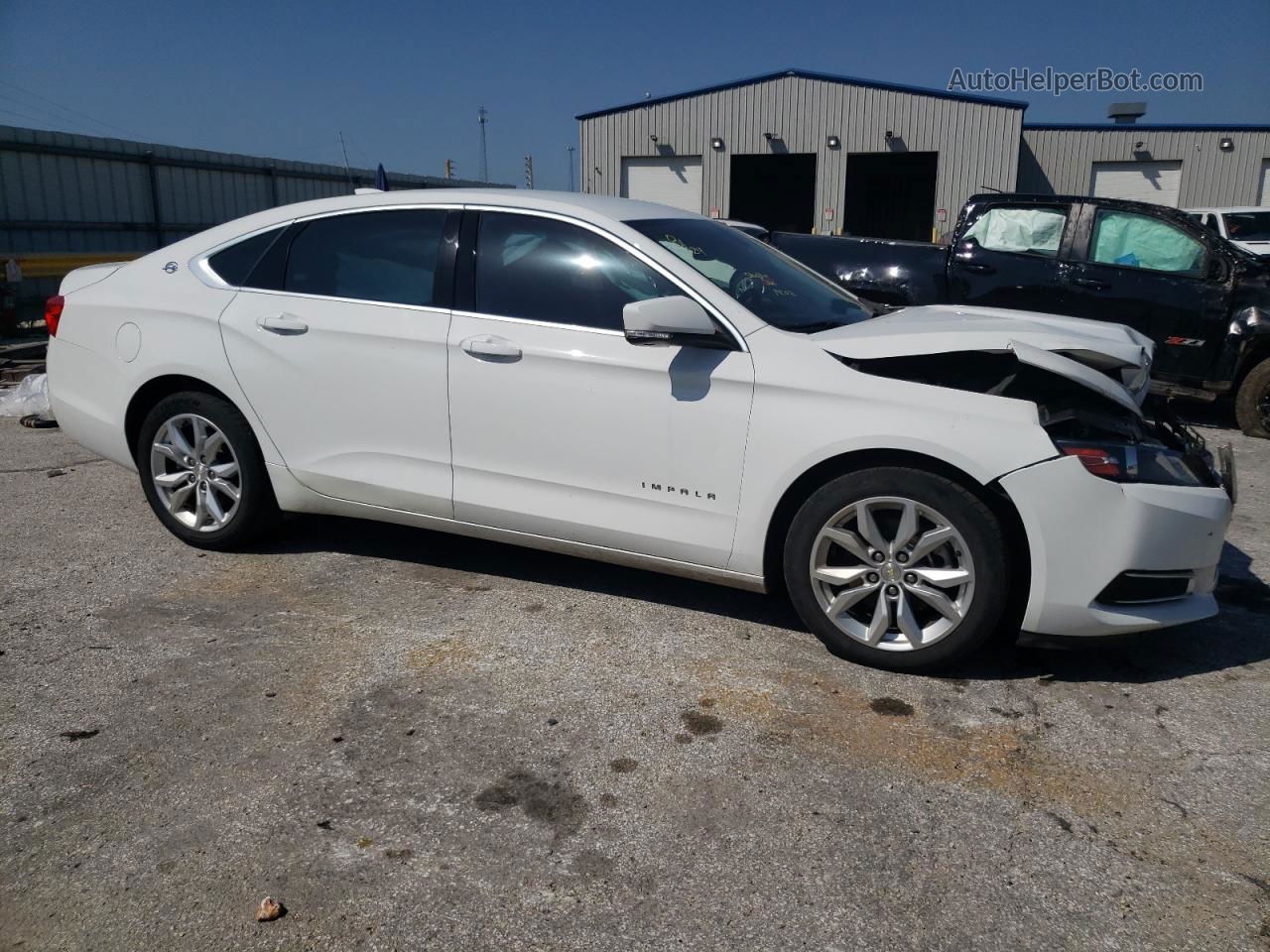 2016 Chevrolet Impala Lt White vin: 2G1105SA7G9183722