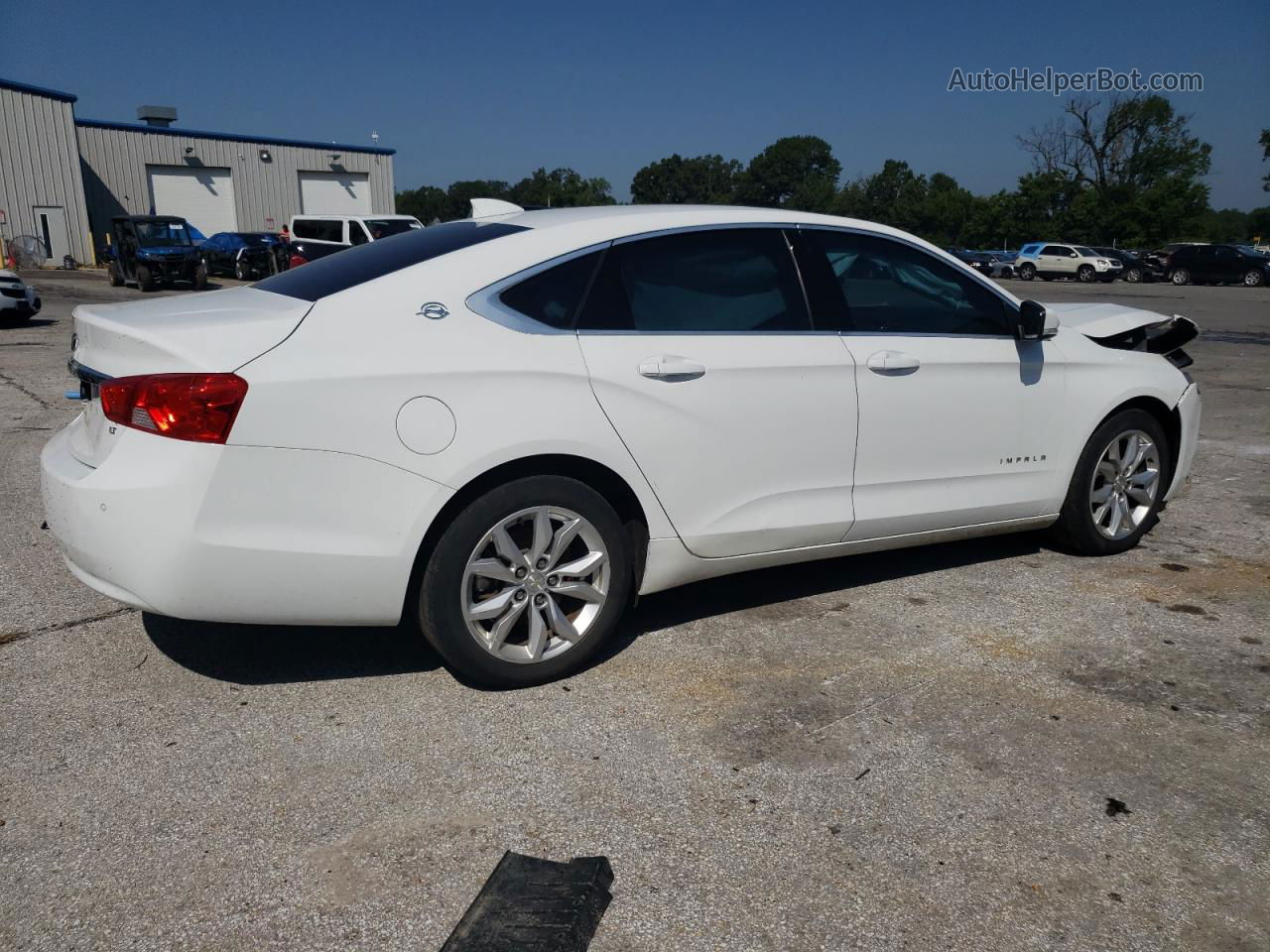 2016 Chevrolet Impala Lt White vin: 2G1105SA7G9183722