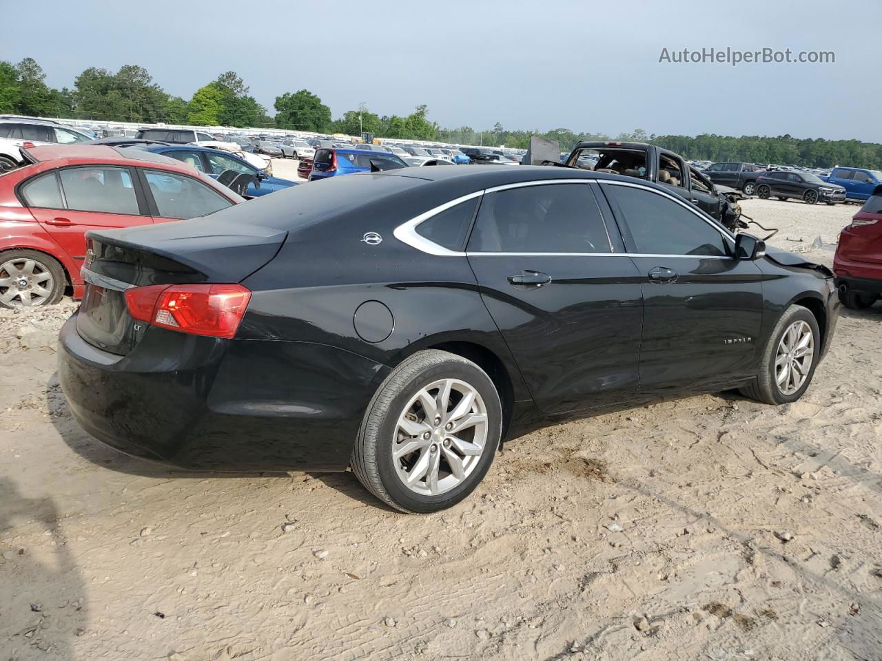 2017 Chevrolet Impala Lt Black vin: 2G1105SA7H9166209