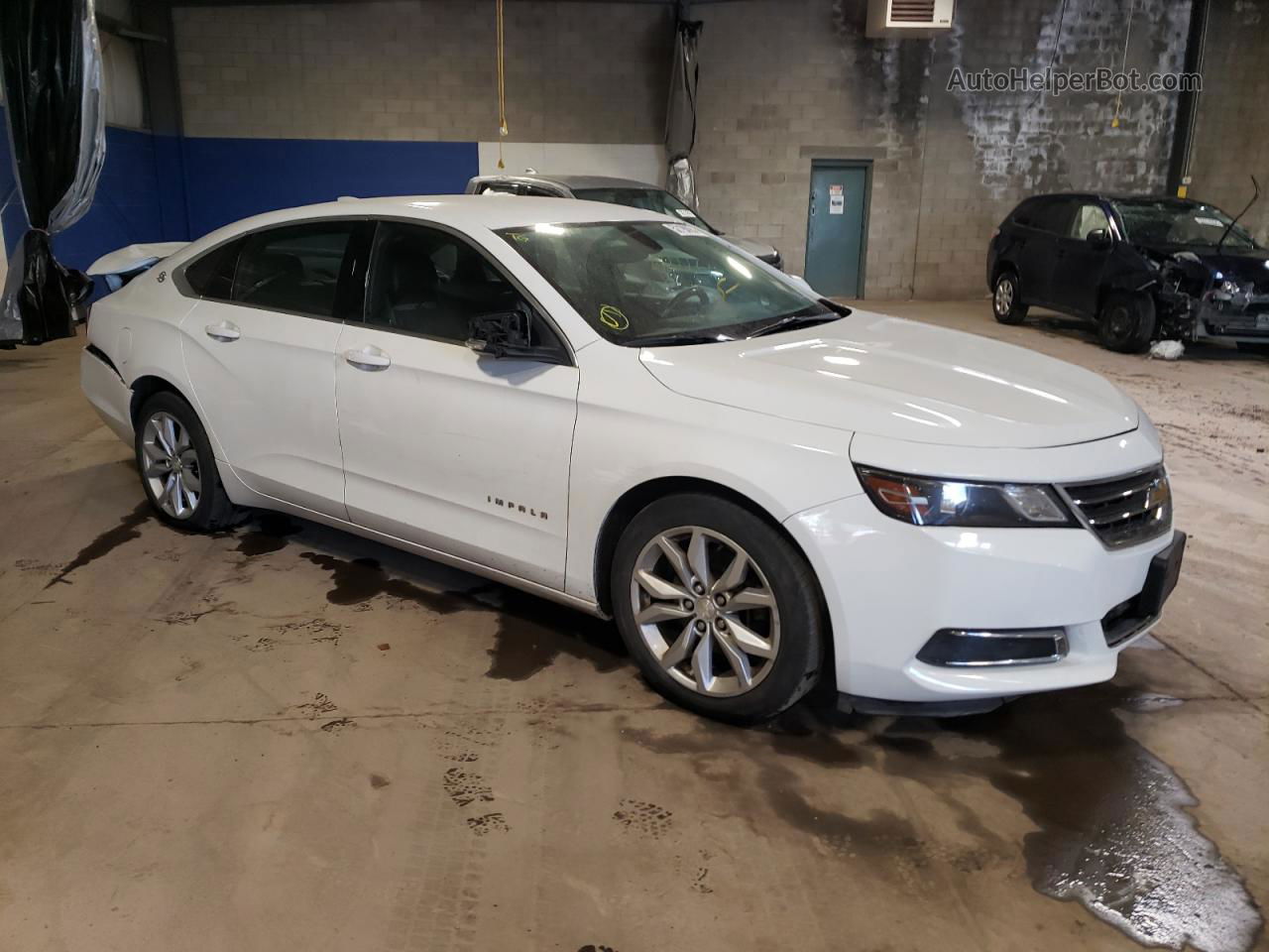 2017 Chevrolet Impala Lt White vin: 2G1105SA7H9168803