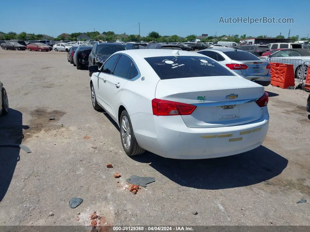 2016 Chevrolet Impala 1lt Белый vin: 2G1105SA8G9164483