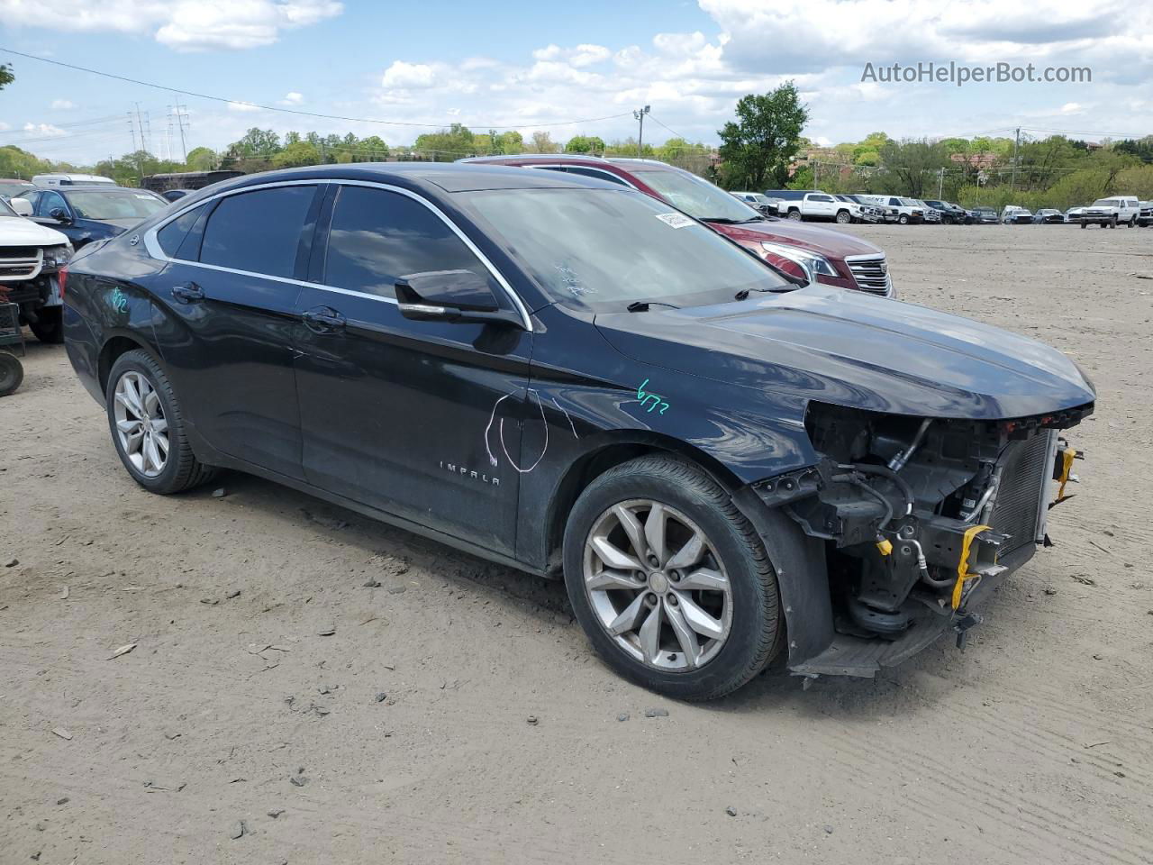 2017 Chevrolet Impala Lt Черный vin: 2G1105SA8H9104818