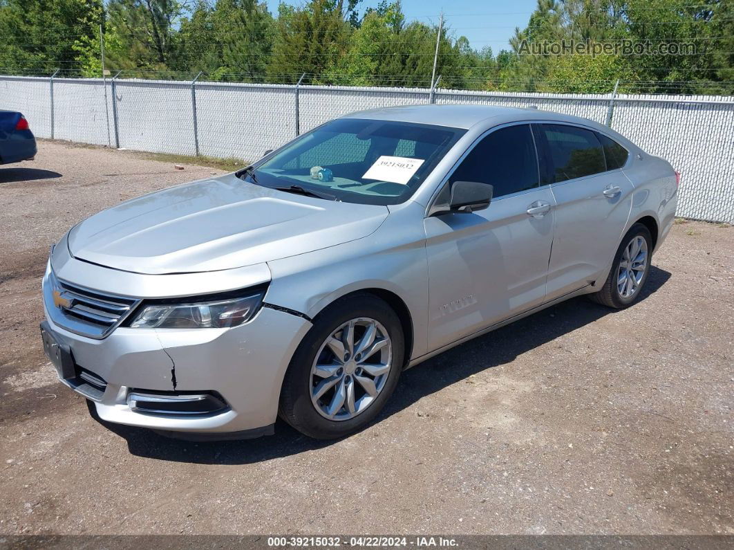 2017 Chevrolet Impala 1lt Серебряный vin: 2G1105SA8H9137852