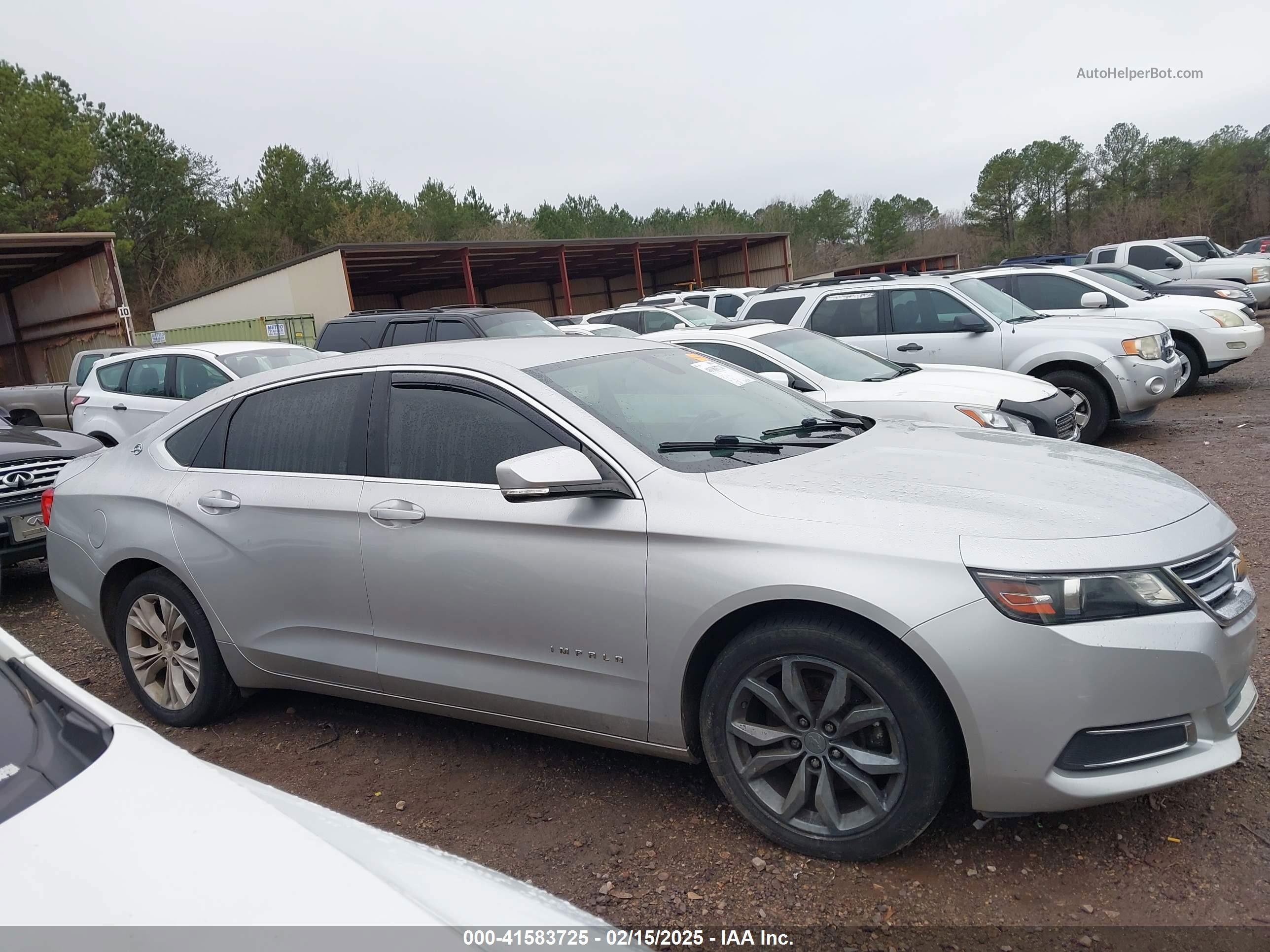 2017 Chevrolet Impala 1lt Silver vin: 2G1105SA8H9153873