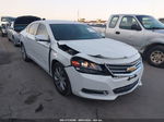 2016 Chevrolet Impala Lt White vin: 2G1105SA9G9173077