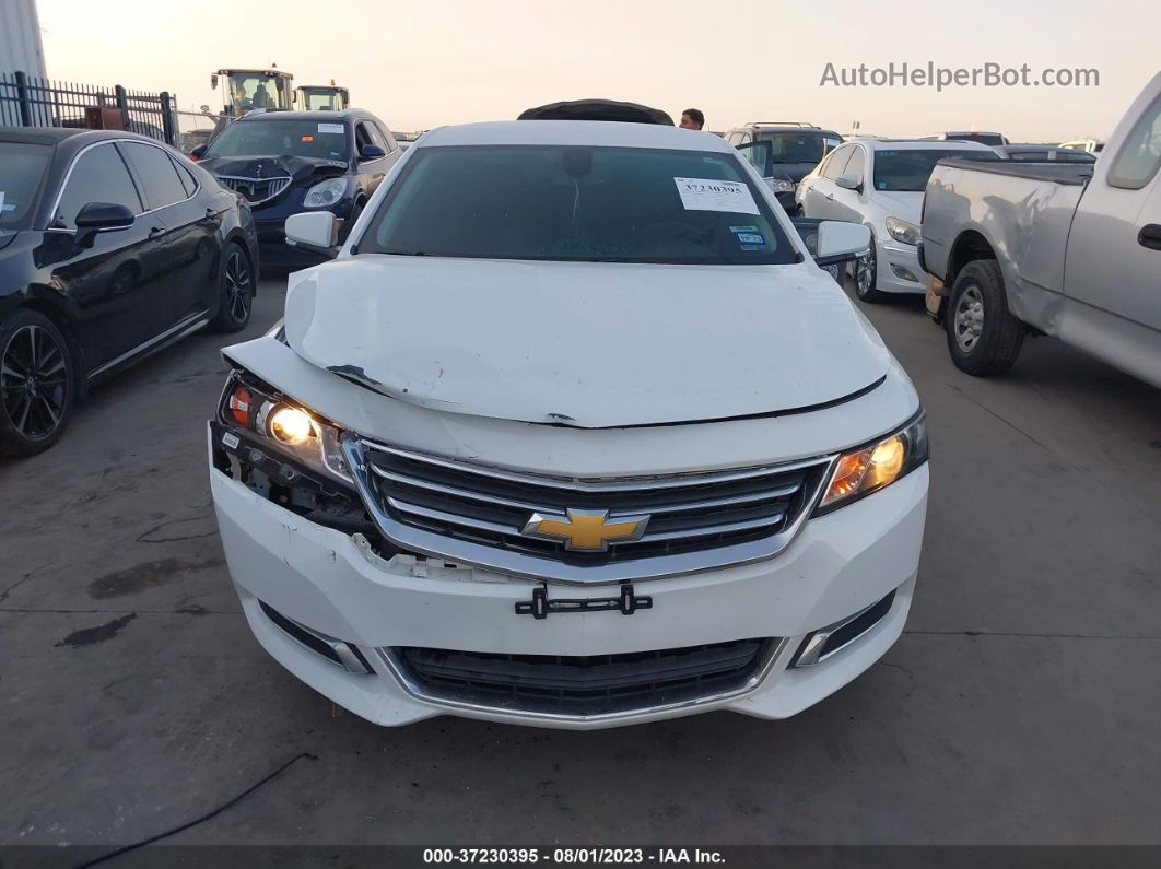 2016 Chevrolet Impala Lt White vin: 2G1105SA9G9173077