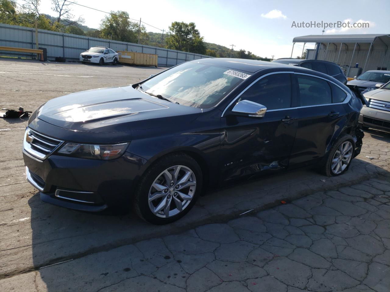 2016 Chevrolet Impala Lt Синий vin: 2G1105SA9G9194625