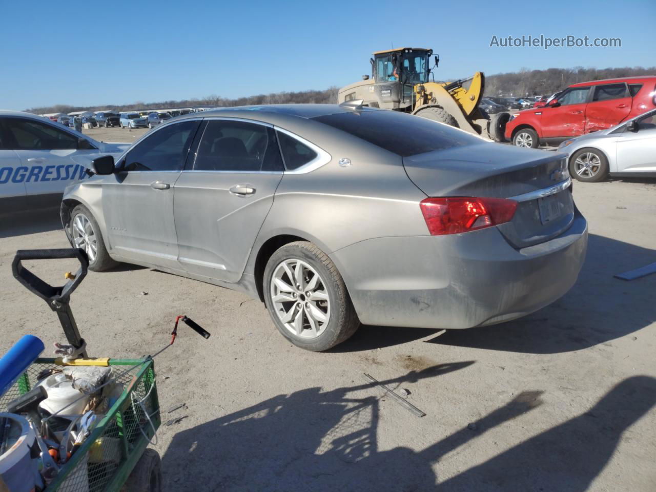 2017 Chevrolet Impala Lt Silver vin: 2G1105SA9H9171170