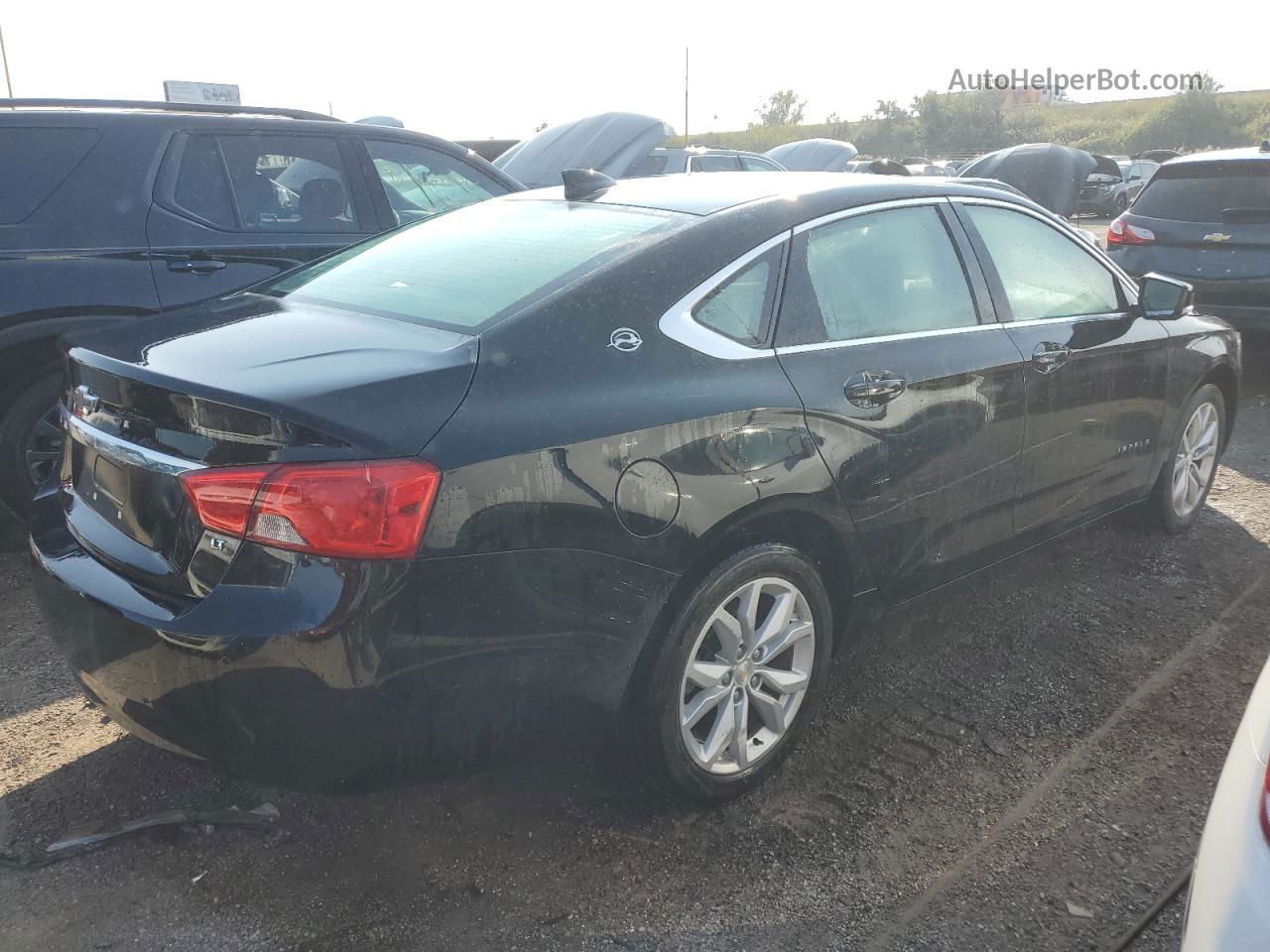 2017 Chevrolet Impala Lt Black vin: 2G1105SA9H9196411