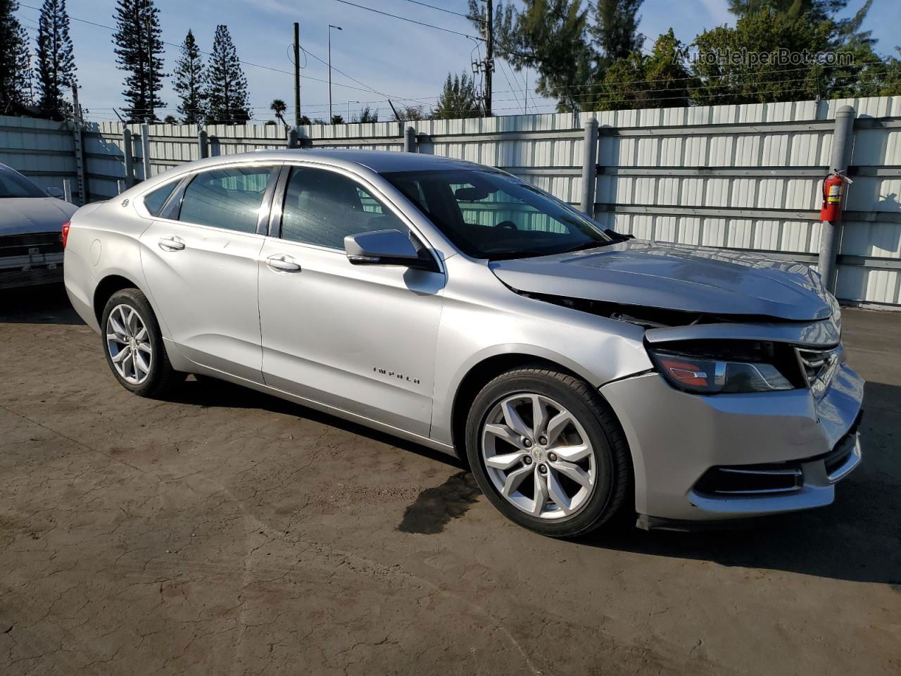 2017 Chevrolet Impala Lt Серебряный vin: 2G1105SAXH9131535