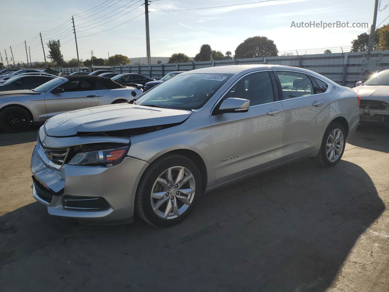 2017 Chevrolet Impala Lt Серебряный vin: 2G1105SAXH9131535