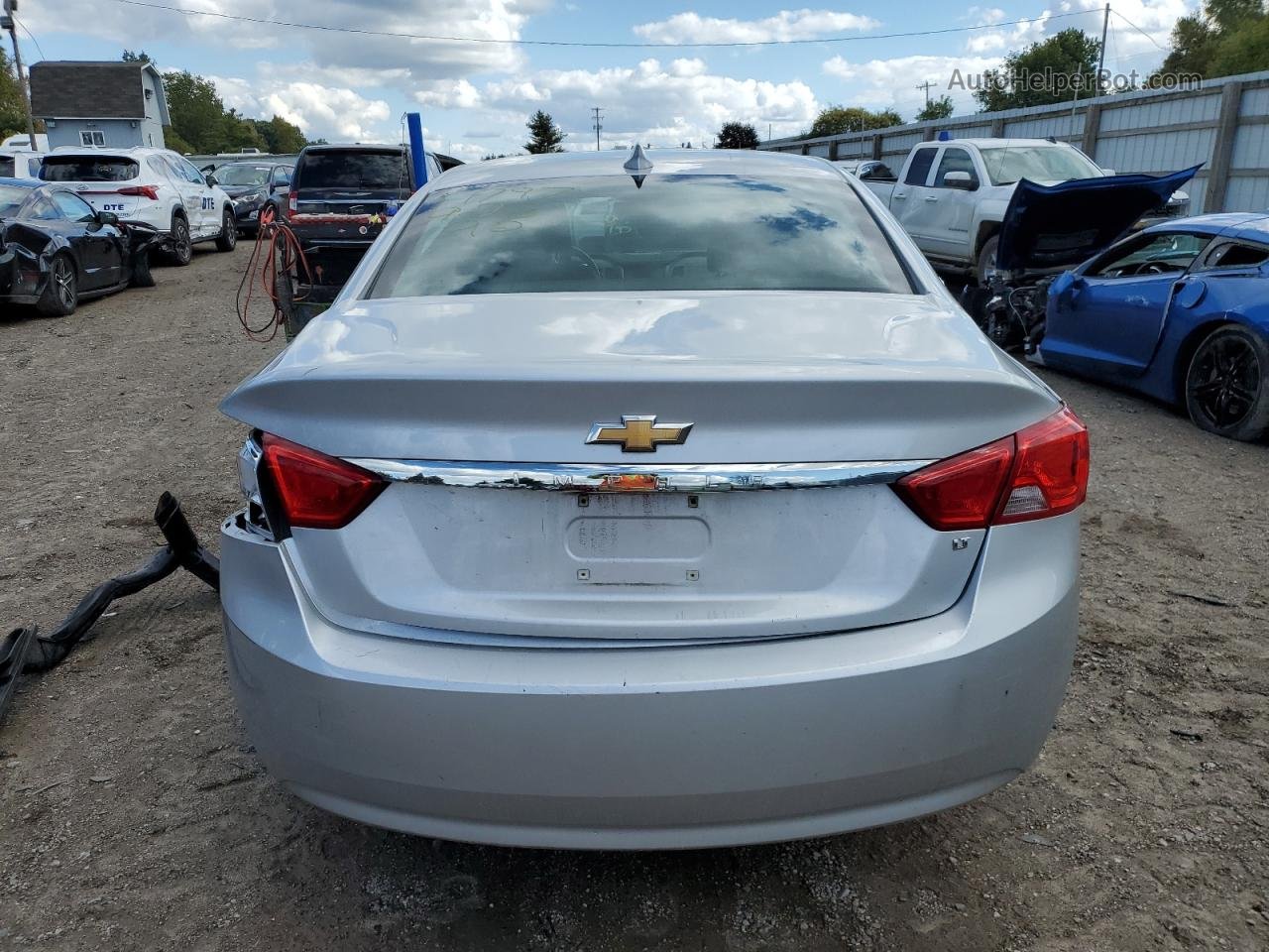 2017 Chevrolet Impala Lt Gray vin: 2G1105SAXH9131910