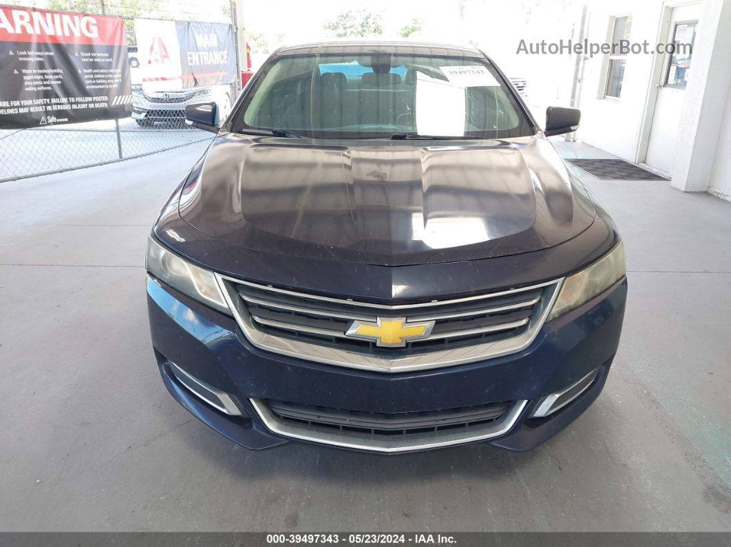 2017 Chevrolet Impala 1lt Blue vin: 2G1105SAXH9137013