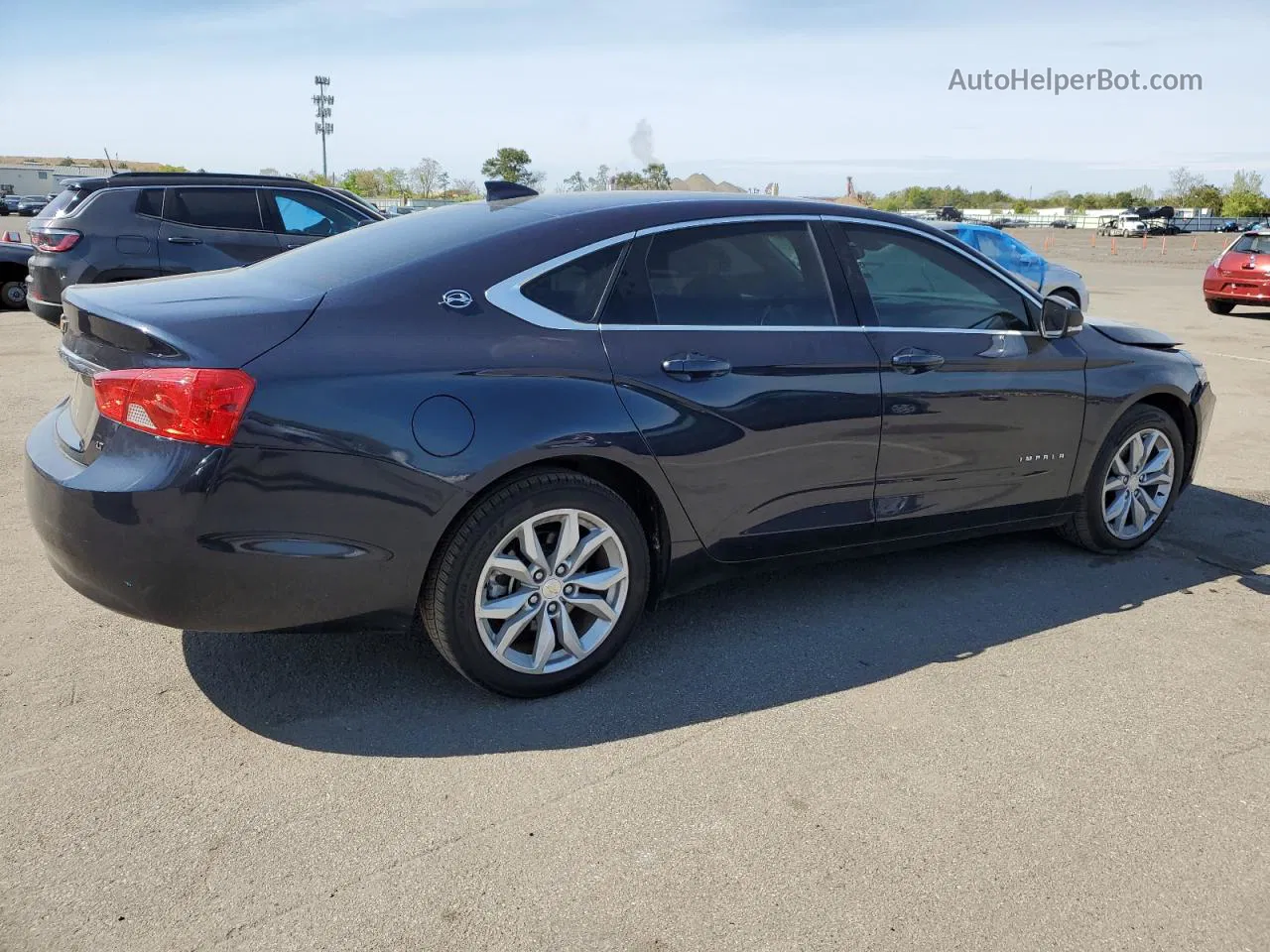 2017 Chevrolet Impala Lt Blue vin: 2G1105SAXH9139070