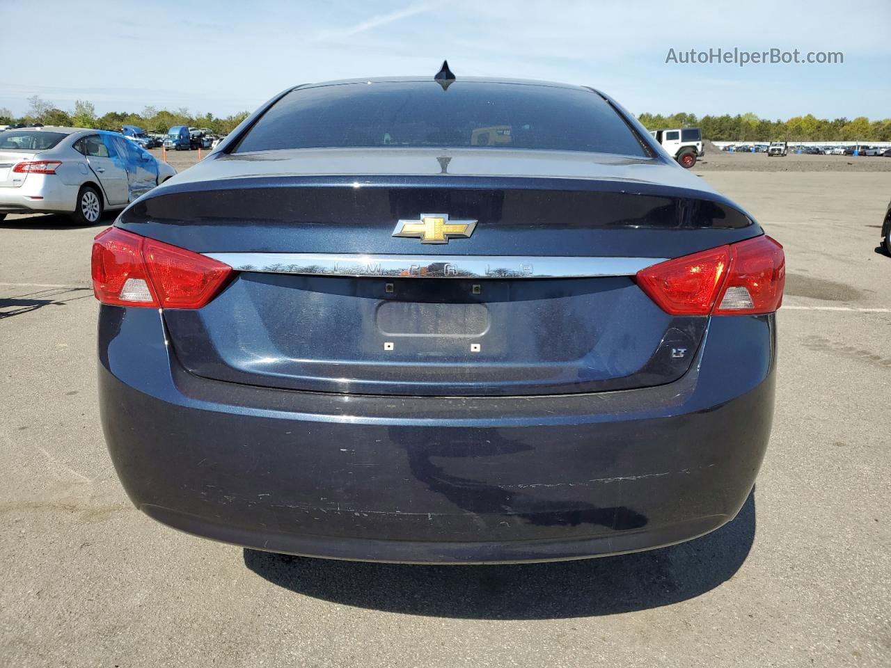 2017 Chevrolet Impala Lt Blue vin: 2G1105SAXH9139070