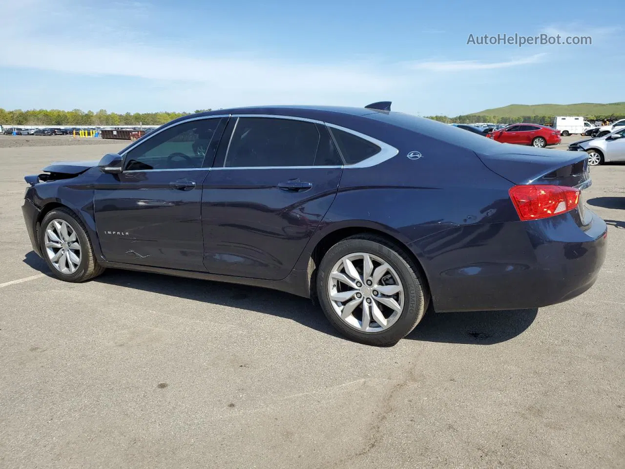 2017 Chevrolet Impala Lt Blue vin: 2G1105SAXH9139070