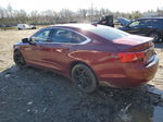 2017 Chevrolet Impala Lt Burgundy vin: 2G1105SAXH9141191