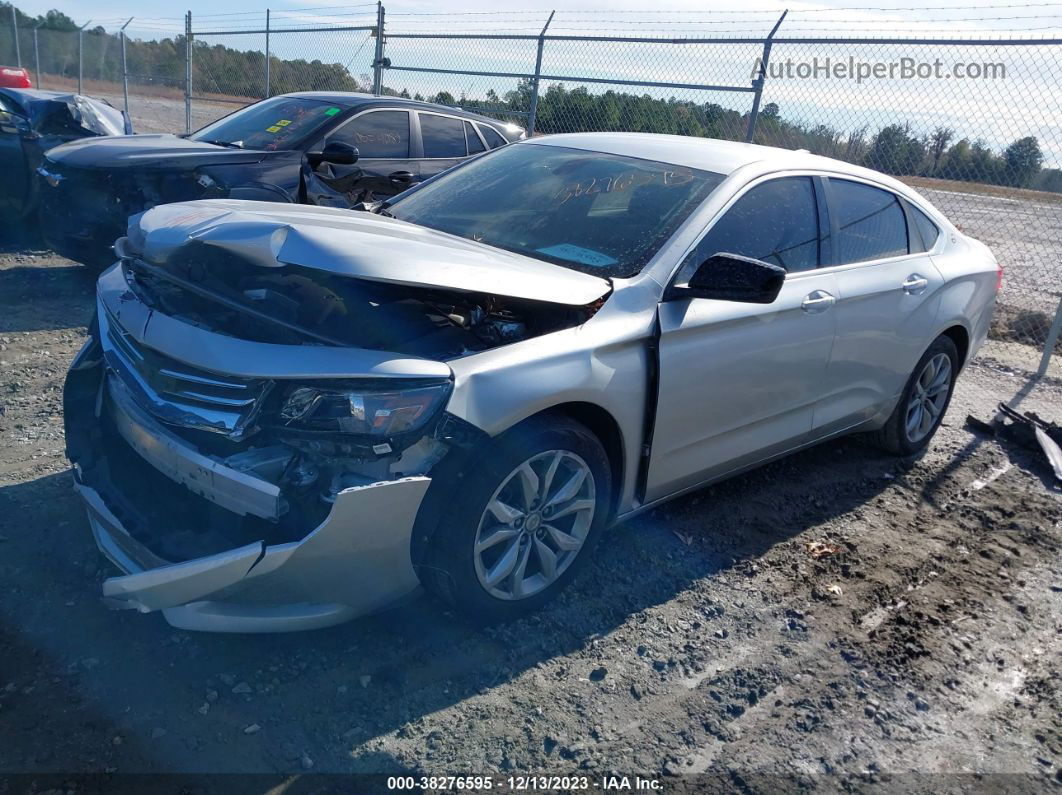 2017 Chevrolet Impala Lt Silver vin: 2G1105SAXH9163594