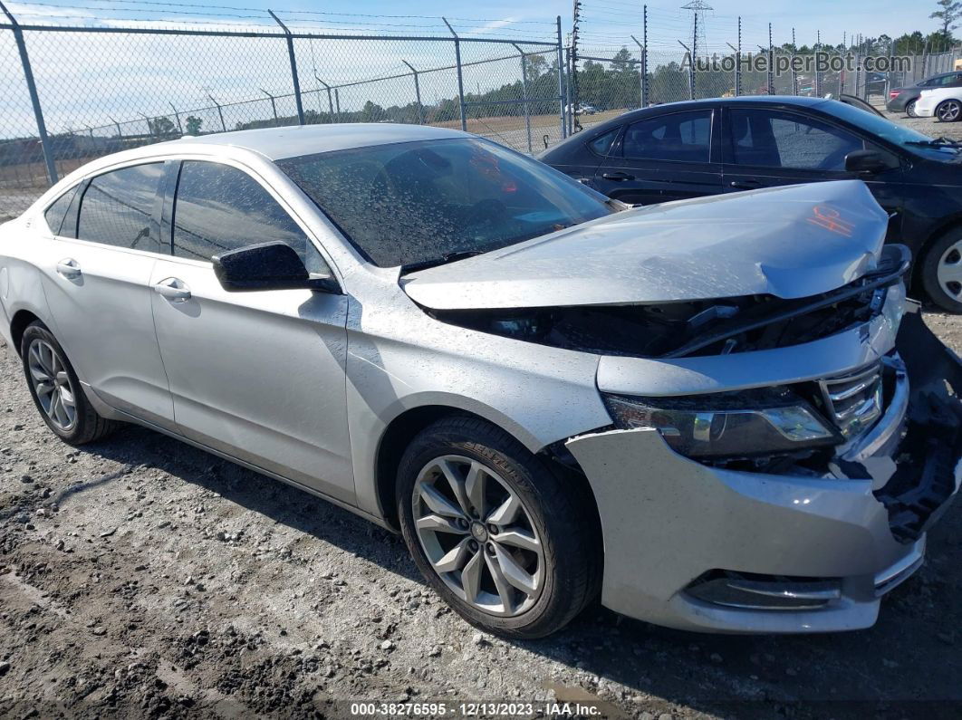 2017 Chevrolet Impala Lt Silver vin: 2G1105SAXH9163594