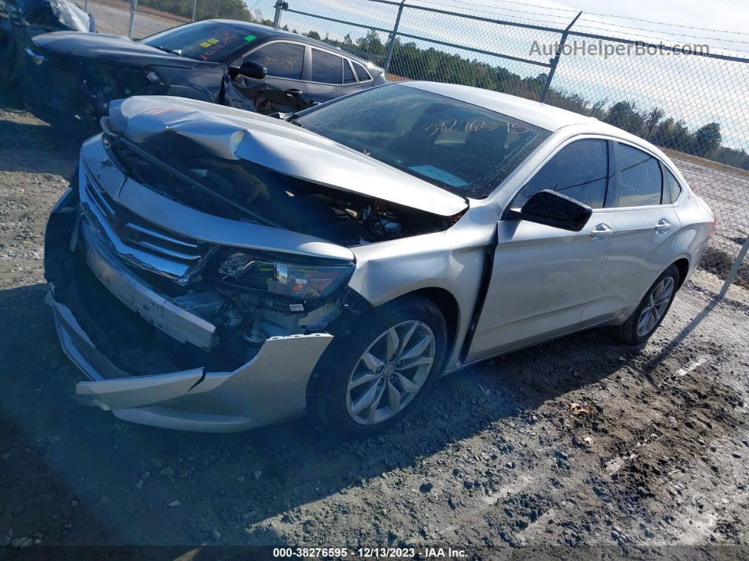 2017 Chevrolet Impala Lt Silver vin: 2G1105SAXH9163594