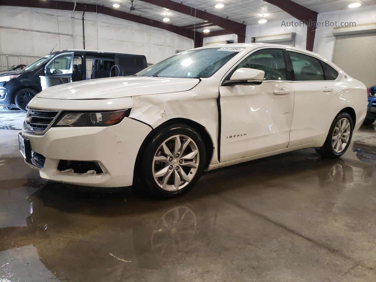 2016 Chevrolet Impala Lt White vin: 2G1115S30G9101876