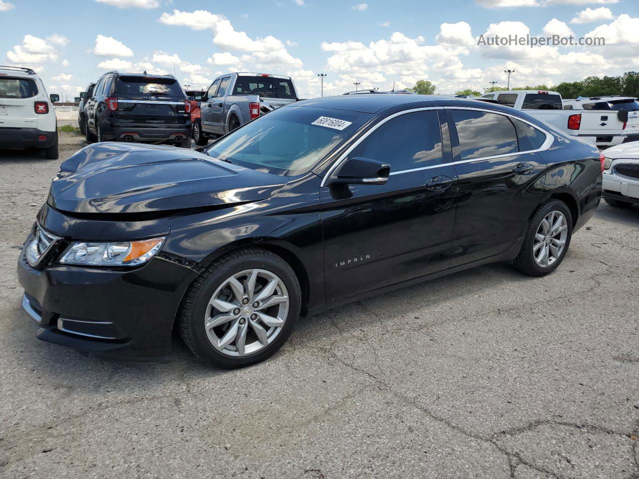 2016 Chevrolet Impala Lt Black vin: 2G1115S30G9132478