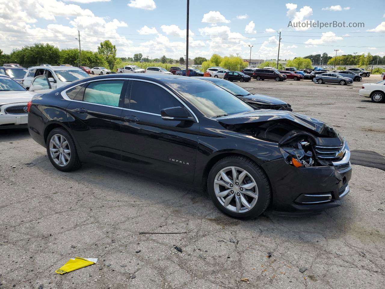 2016 Chevrolet Impala Lt Black vin: 2G1115S30G9132478