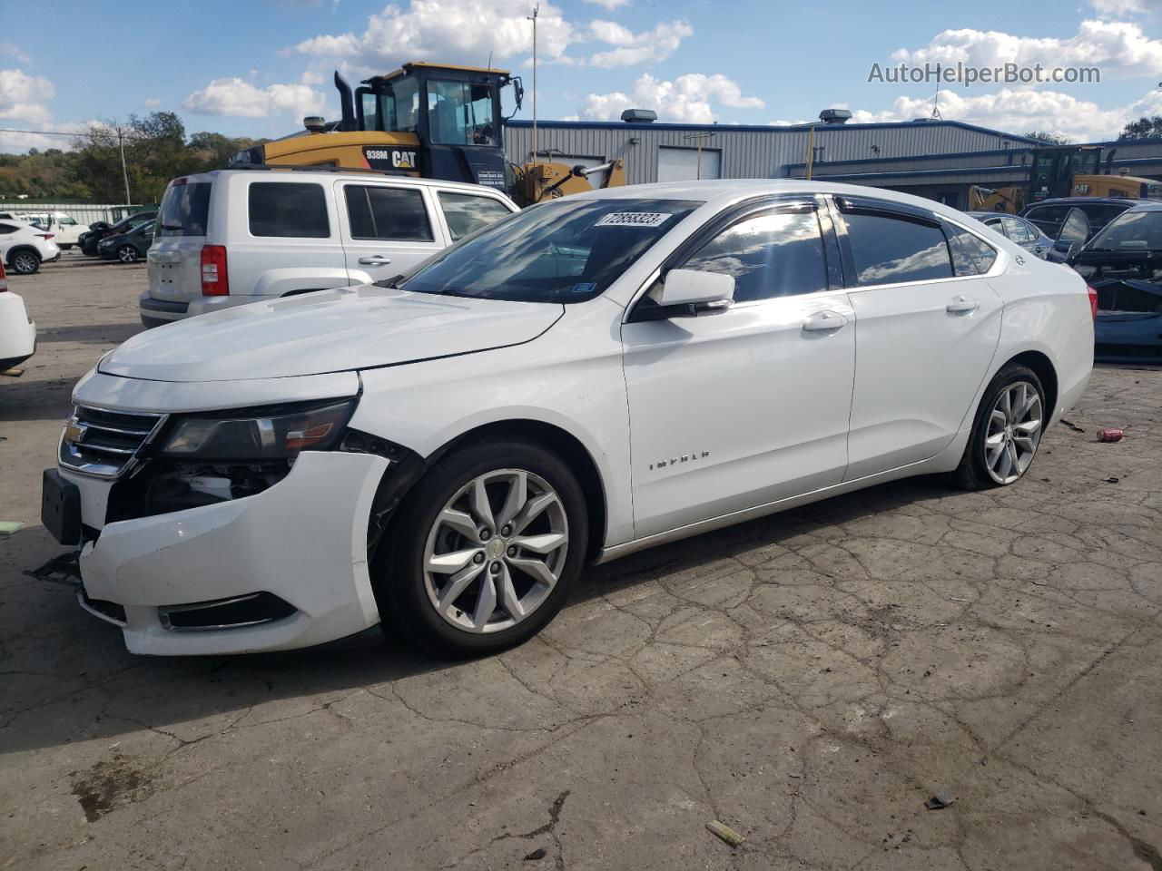 2016 Chevrolet Impala Lt White vin: 2G1115S30G9133050