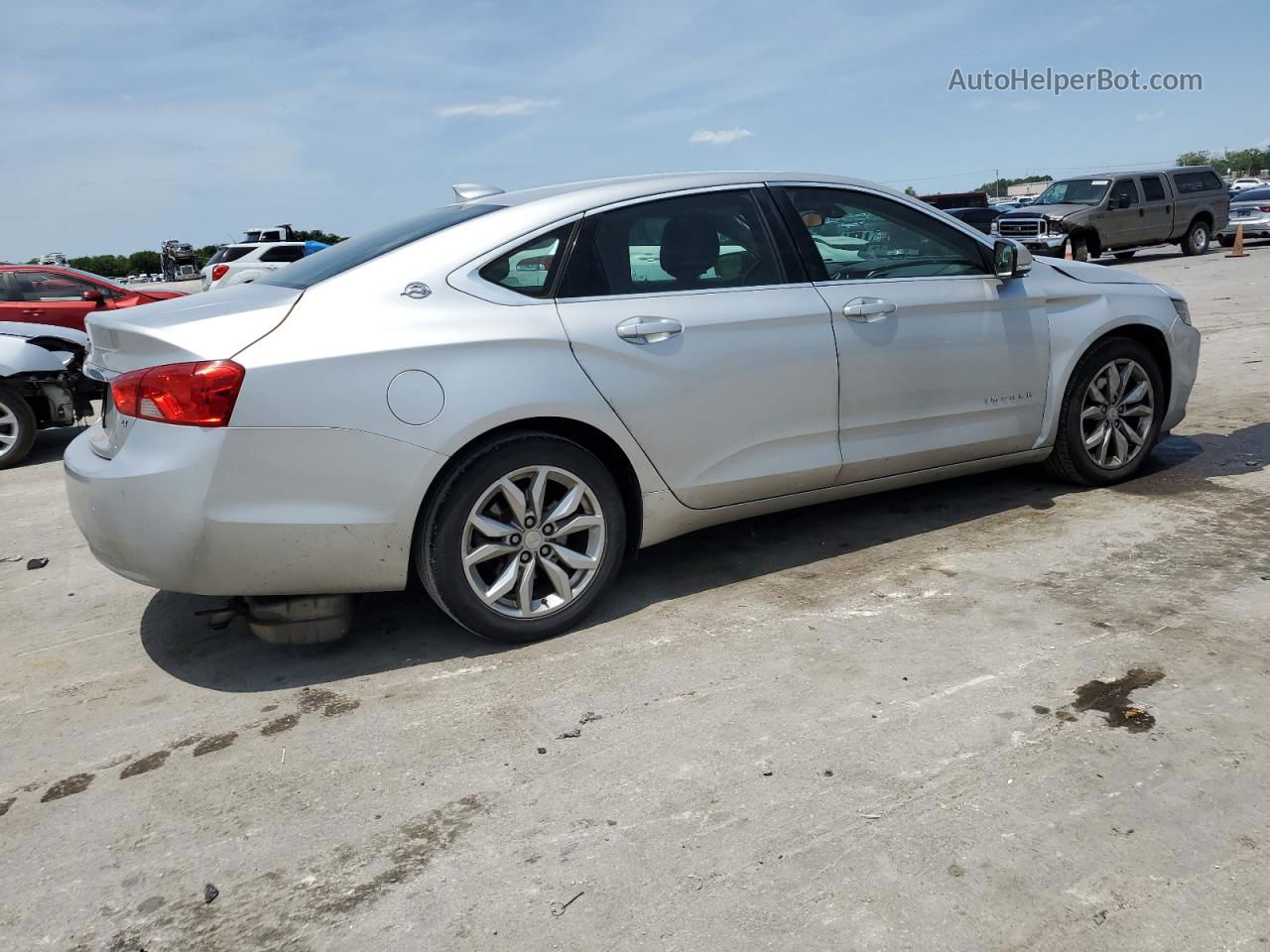 2016 Chevrolet Impala Lt Silver vin: 2G1115S30G9140970