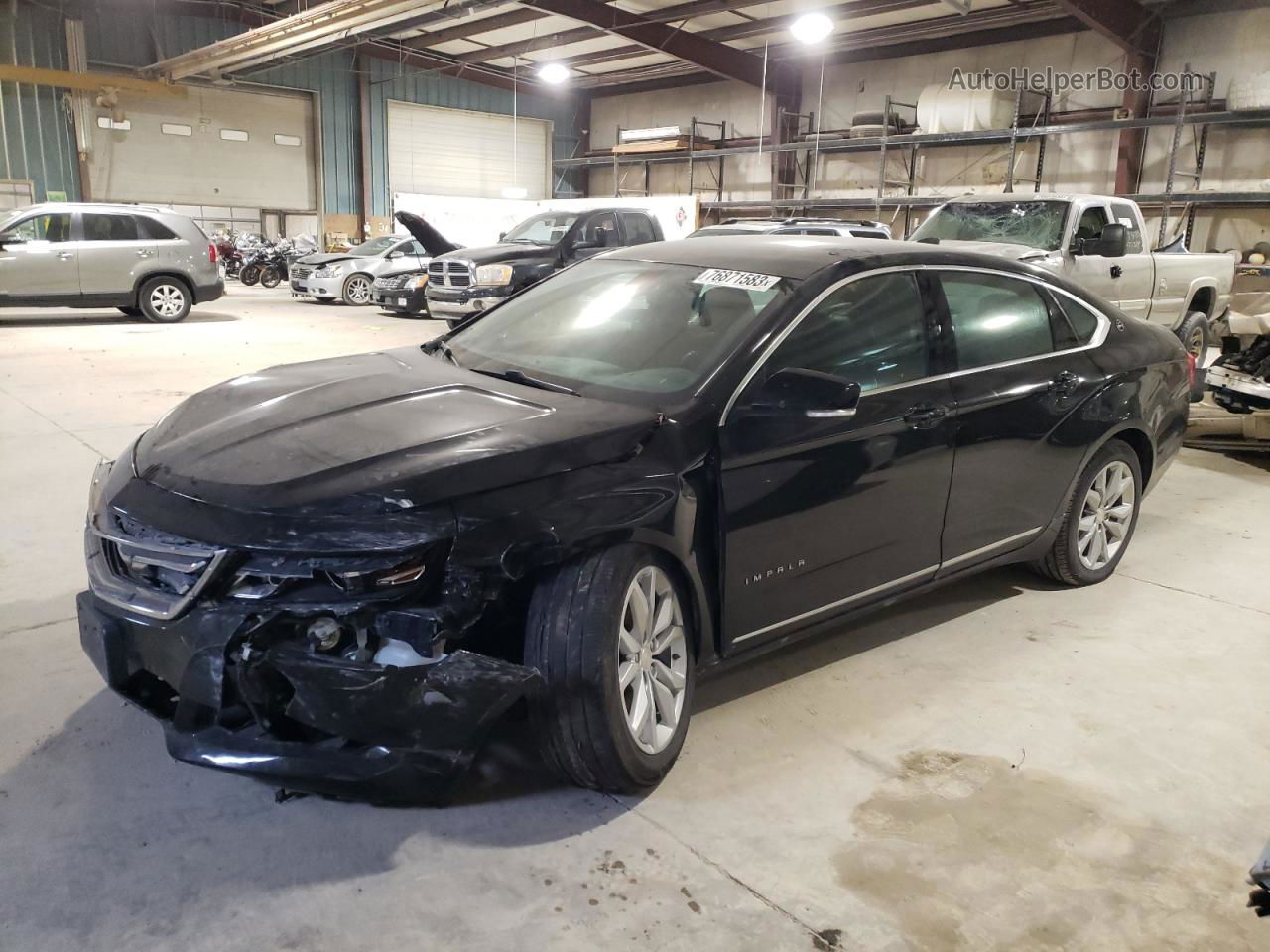 2016 Chevrolet Impala Lt Black vin: 2G1115S30G9147952