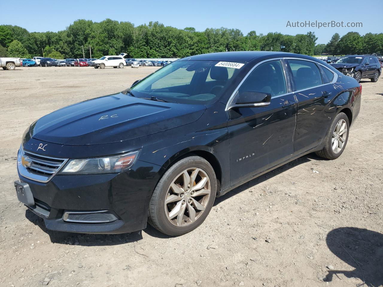 2016 Chevrolet Impala Lt Черный vin: 2G1115S31G9122011