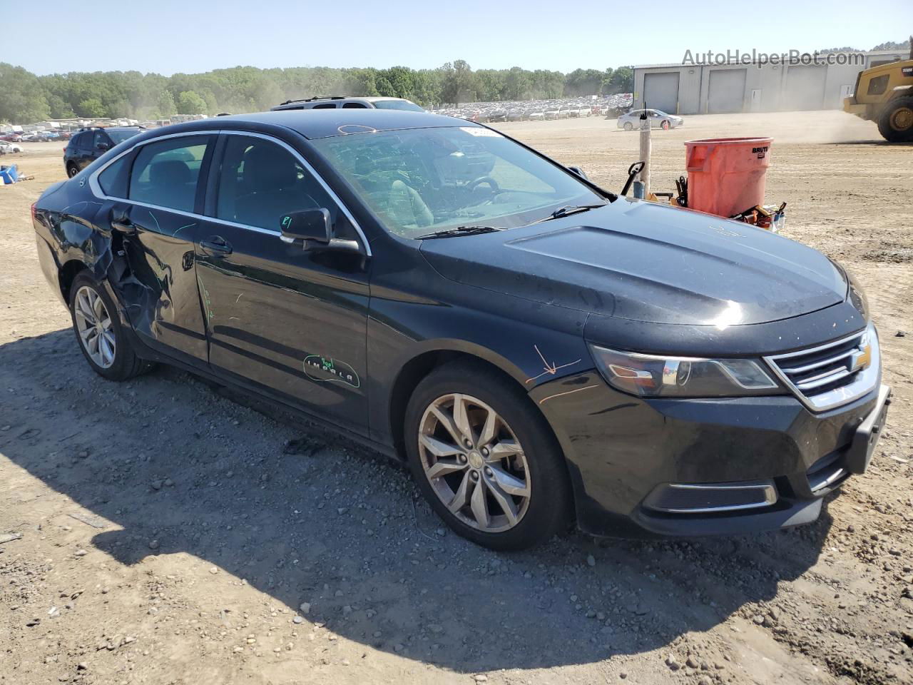 2016 Chevrolet Impala Lt Black vin: 2G1115S31G9122011