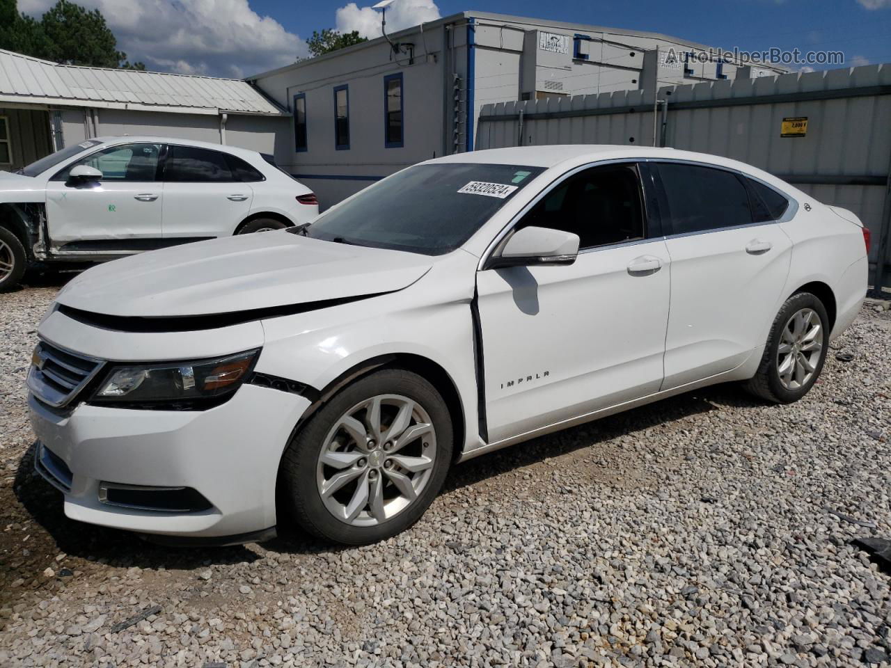 2016 Chevrolet Impala Lt White vin: 2G1115S31G9135843