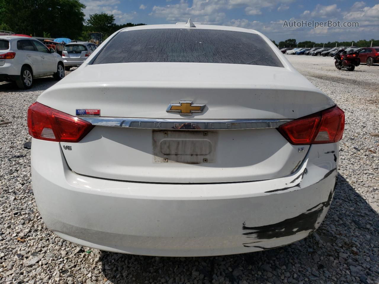 2016 Chevrolet Impala Lt White vin: 2G1115S31G9135843